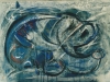Wassertier, 40 x 40cm, 1998